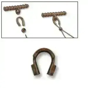 Wire Guardians or Protectors, 20 or 72 Pcs. 4x4mm. 3 Sizes. 7 Finishes - The Argus Collection