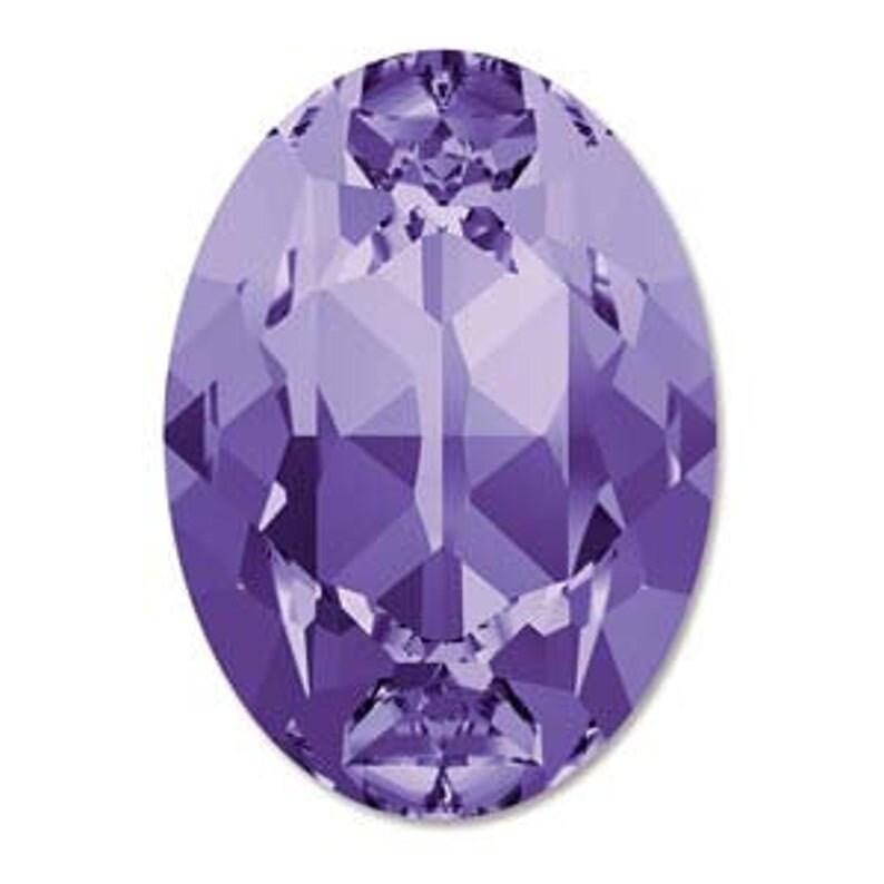 Brilliance Crystal 4120, Faceted Oval Fancy Stones - The Argus Collection