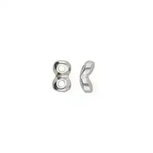 Kaparia, Cymbal Superduo Side Bead, 6 Pcs., 4 Finishes - The Argus Collection