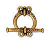 Heirloom 2-Strand Toggle Clasp, 15mm, by TierraCast, 3 Finishes - The Argus Collection