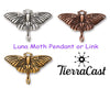 Luna Moth Pendant or Link, Tierracast - The Argus Collection