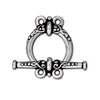 Heirloom 2-Strand Toggle Clasp, 15mm, by TierraCast, 3 Finishes - The Argus Collection