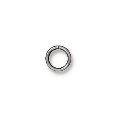 Round Jump Rings, 5.5mm ID 19 Gauge, TierraCast, 20 or 100 Pcs, 6 Finishes - The Argus Collection