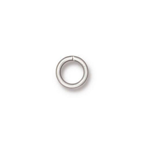 Round Jump Rings, 5.5mm ID 19 Gauge, TierraCast, 20 or 100 Pcs, 6 Finishes - The Argus Collection