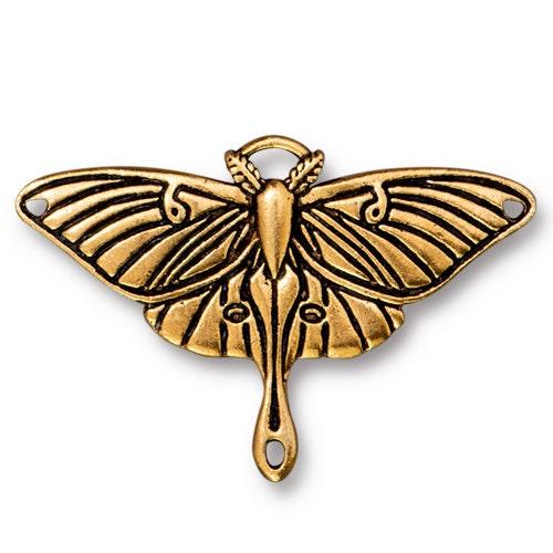 Luna Moth Pendant or Link, Tierracast - The Argus Collection