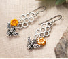 Honeybee Charm or Dangle or Drop in 4 Finishes - The Argus Collection