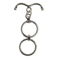 Bali Sterling Silver Toggle Extender Clasp, 15mm - The Argus Collection