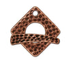 Hammertone Square Toggle Clasp, 24mm, by TierraCast, 4 Finishes - The Argus Collection