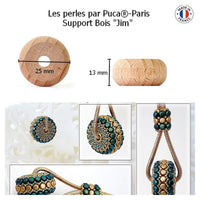 Kaly Pendant or Ornament Pattern par Puca - The Argus Collection