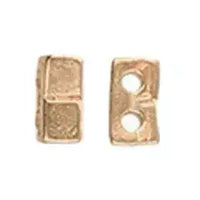 Klouvas, Cymbal Half-Tila Bead Substitute 8 Pcs. 4 Finishes - The Argus Collection