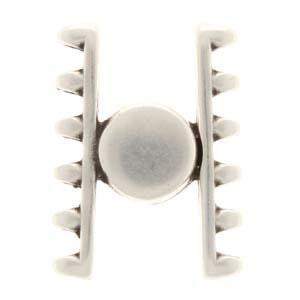 Ateni VI, Cymbal Magnetic Clasp, for 5 or 7 Superduo Beads - The Argus Collection