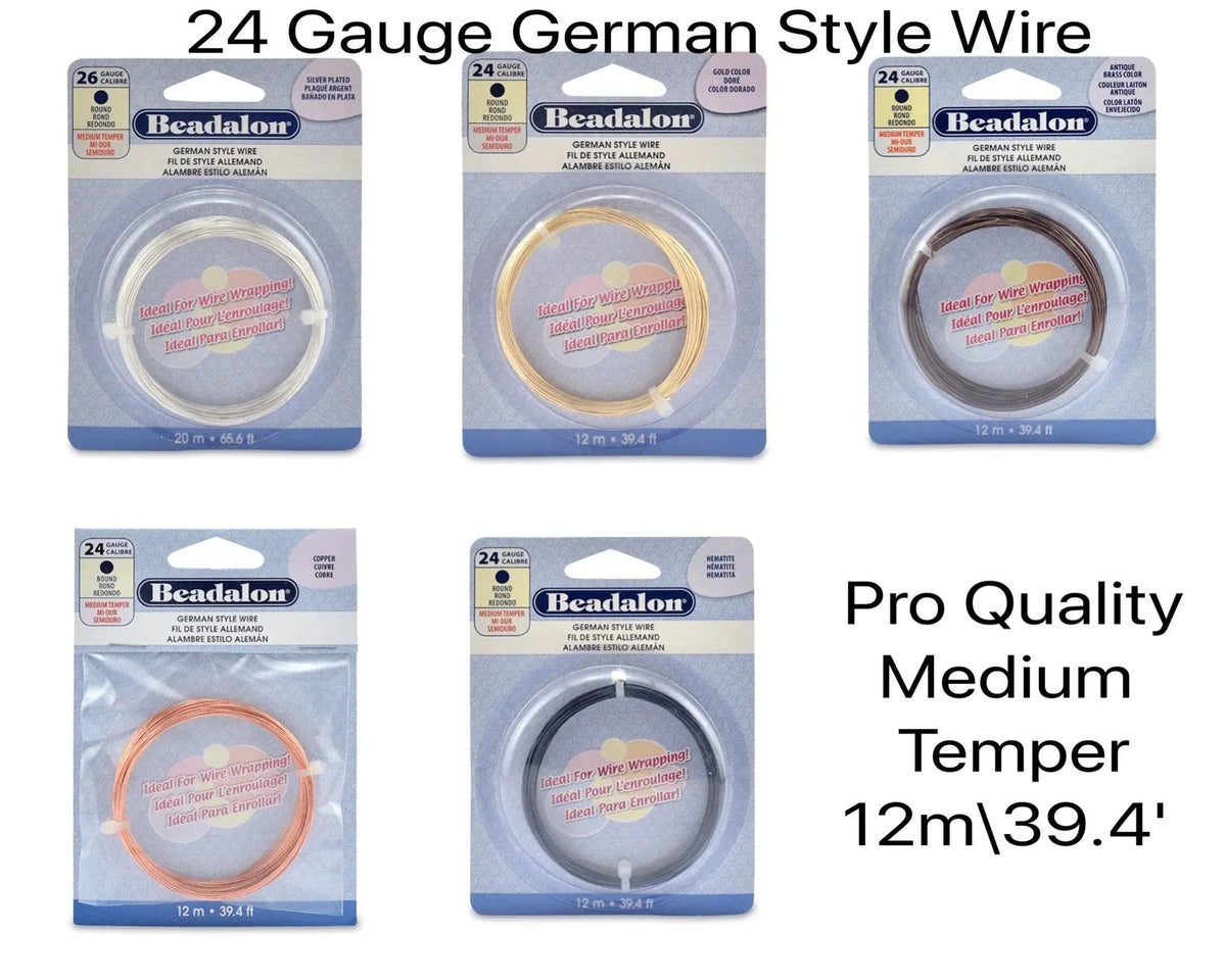 24 Gauge German-Style Wire in 6 Finishes - The Argus Collection