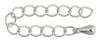 2 or 3"CHAIN EXTENDERS, with Metal Drop, 5 Pieces, 4 Colors - ArgusCollection