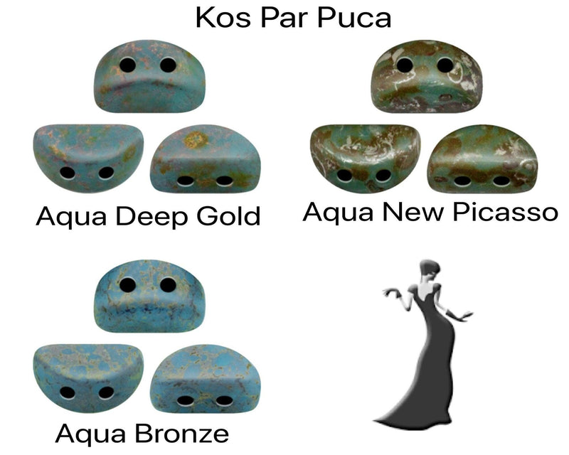 Kos par Puca 5g Aqua Coats Collection - The Argus Collection