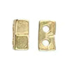 Klouvas, Cymbal Half-Tila Bead Substitute 8 Pcs. 4 Finishes - The Argus Collection
