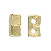 Klouvas, Cymbal Half-Tila Bead Substitute 8 Pcs. 4 Finishes - The Argus Collection