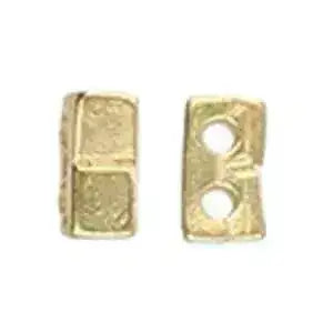 Klouvas, Cymbal Half-Tila Bead Substitute 8 Pcs. 4 Finishes - The Argus Collection