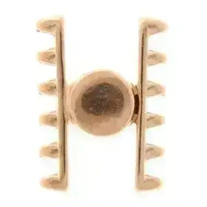 Ateni VI, Cymbal Magnetic Clasp, for 5 or 7 Superduo Beads - The Argus Collection