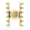 Ateni VI, Cymbal Magnetic Clasp, for 5 or 7 Superduo Beads - The Argus Collection