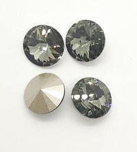 Brilliance Crystal Rivolis, 1122, 12mm in 4 Colors - The Argus Collection