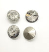 Brilliance Crystal Rivolis, 1122, 12mm in 4 Colors - The Argus Collection