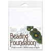 Beading Foundation, 1 per Pack, 2 Sizes, Black or White, for Bead Embroidery, Cabochons, Beading - The Argus Collection