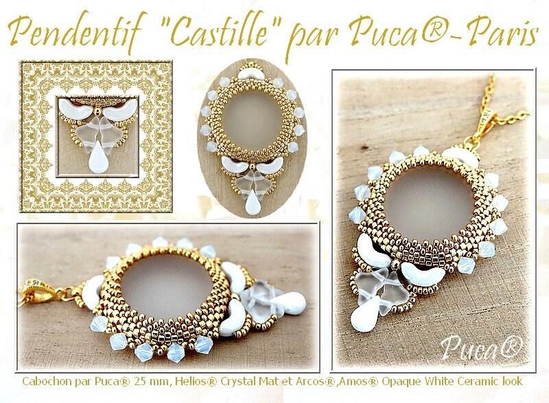 Cabochons par Puca, 25mm, Silver Collection - The Argus Collection