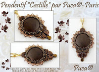 Cabochons par Puca, 25mm, Bronze Collection - The Argus Collection