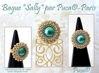 Cabochons par Puca, 14mm, Ceramic Look Collection - The Argus Collection