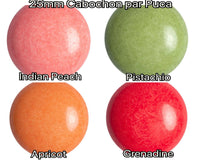 Cabochons par Puca, 25mm, Sorbet Collection - The Argus Collection