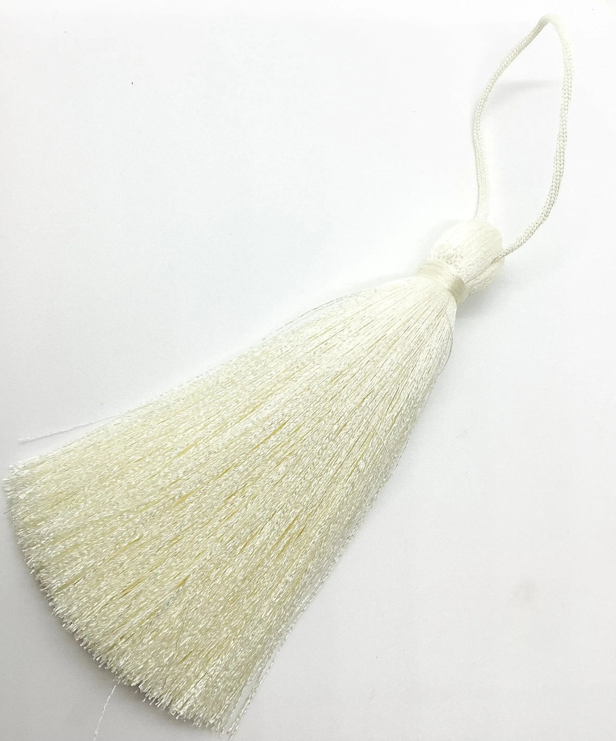 Luscious #1 Silk Tassels Long & Thick for Jewelry or Decor - Gold, White, Ivory, Toasted Almond - ArgusCollection