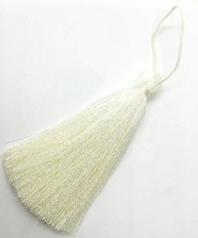 Luscious #1 Silk Tassels Long & Thick for Jewelry or Decor - Gold, White, Ivory, Toasted Almond - ArgusCollection
