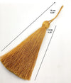 Luscious #3 Silk Tassels Long & Thick 11-12cm (4.25-4.5") for Jewelry, Decor or Drapery - ArgusCollection