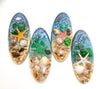 Starfish Long Oval Cabochons, Handmade with Real Shells - The Argus Collection