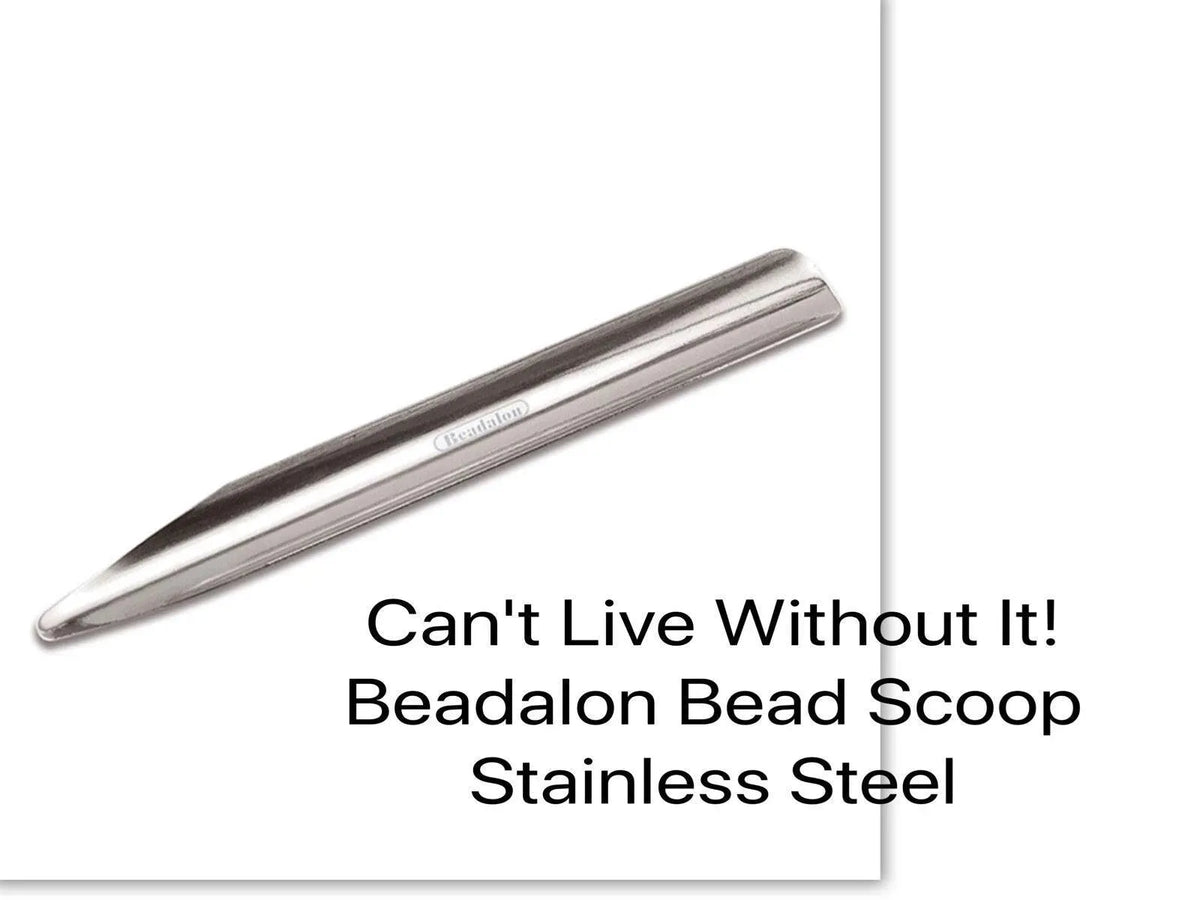 Bead Scoop Your Best Beading Friend, Stainless Steel - The Argus Collection