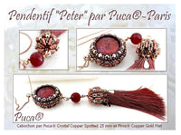 Cabochons par Puca, 25mm, Sorbet Collection - The Argus Collection