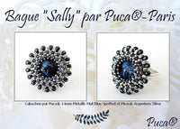 Cabochons par Puca, 14mm, Pearl Collection - The Argus Collection