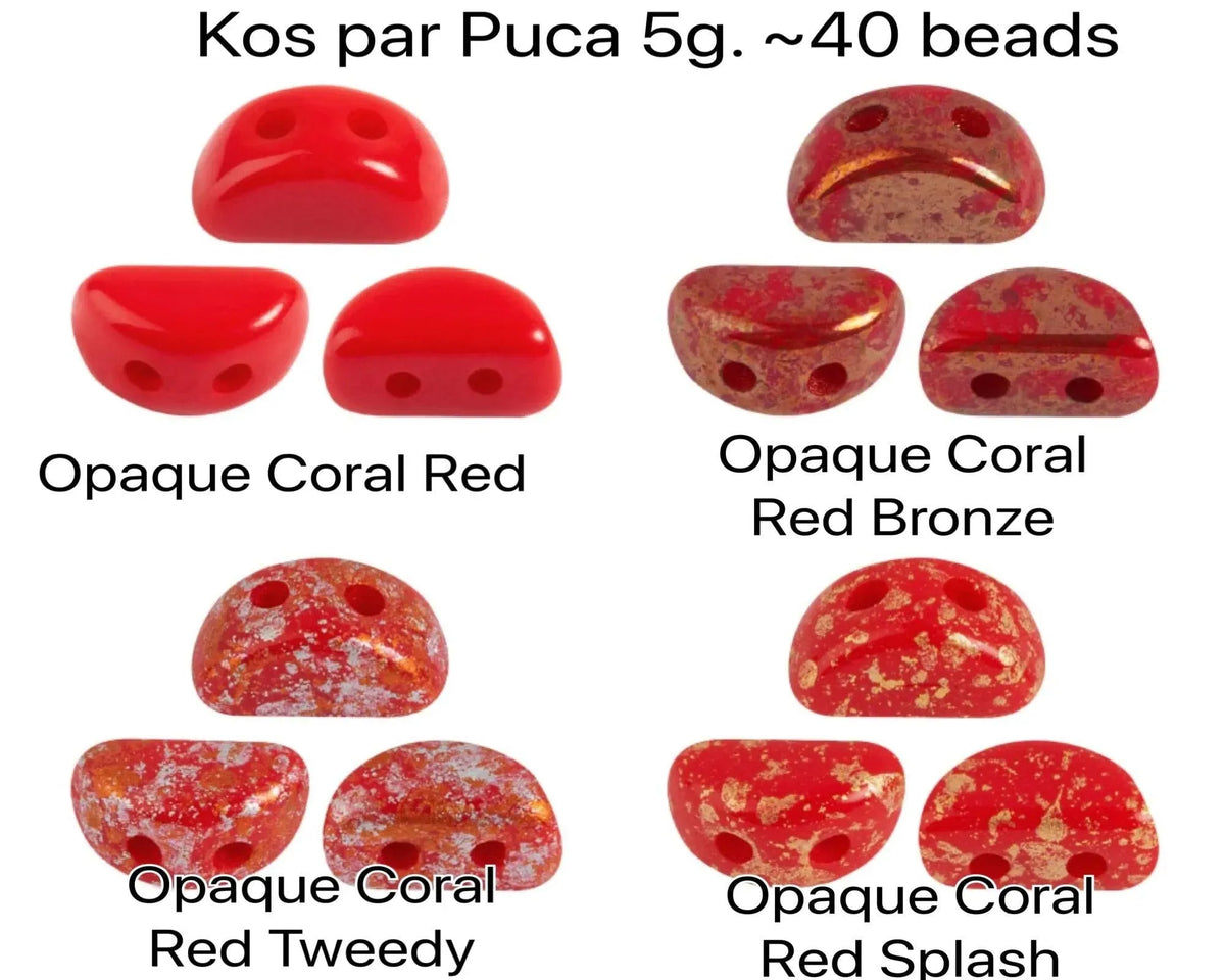 Kos par Puca 5g Coral Red Collection - The Argus Collection