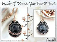 Cabochons par Puca, 18mm or 25mm, Milky Collection - The Argus Collection