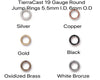 Round Jump Rings, 5.5mm ID 19 Gauge, TierraCast, 20 or 100 Pcs, 6 Finishes - The Argus Collection