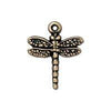 TierraCast Dragonfly Drop, Dangle or Charm, 2 Pcs. 4 Finishes - The Argus Collection