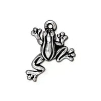 Tierracast Leap Frog Charms or Dangles, 2 Pcs. 5 Finishes - The Argus Collection