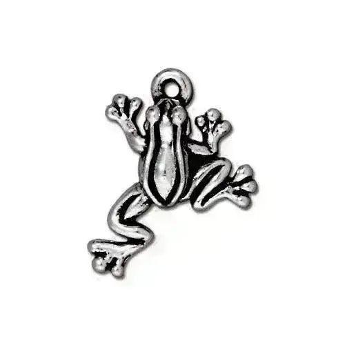 Tierracast Leap Frog Charms or Dangles, 2 Pcs. 5 Finishes - The Argus Collection