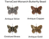 Monarch Butterfly Beads in 4 Finishes - The Argus Collection