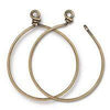 Charm Keeper Hoops, 42mm - The Argus Collection