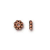 Heishi Daisy Spacer Beads in 5 Finishes - The Argus Collection