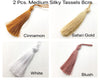 Medium Silky Tassels, 2 Pcs. 8cm - The Argus Collection