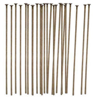 Head Pins, Excellent Flat Top, 20 or 21 Gauge, TierraCast - The Argus Collection