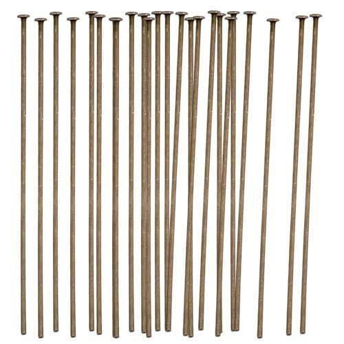 Head Pins, Excellent Flat Top, 20 or 21 Gauge, TierraCast - The Argus Collection