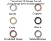 Round Jump Rings, 8mm 18 Gauge,TierraCast, 6 Finishes, 20 or 50 Pcs - The Argus Collection